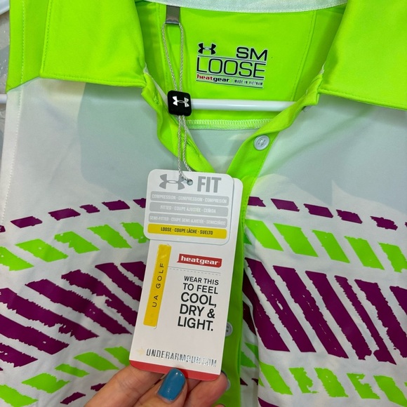 NWT Under Armour Sleeveless Polo - Picture 2 of 3